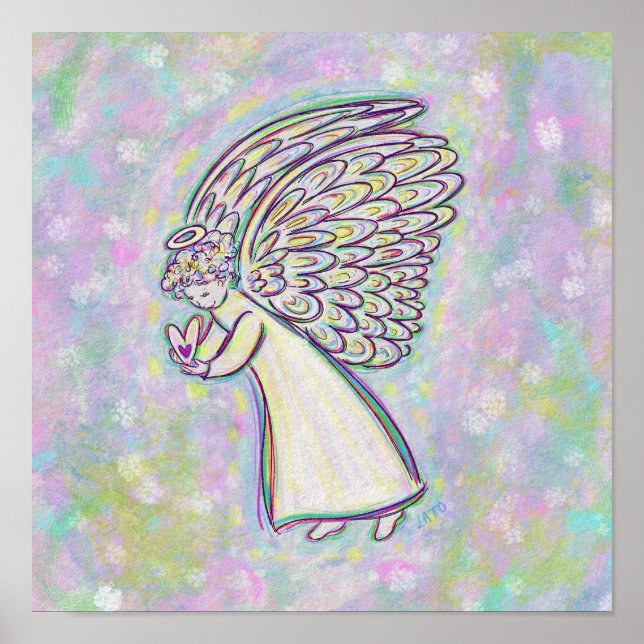 Good Things Guardian Angel Art Print Posters (Front)