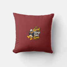 Good Things Take Time Funny Cool Duck T-Shirt Desi