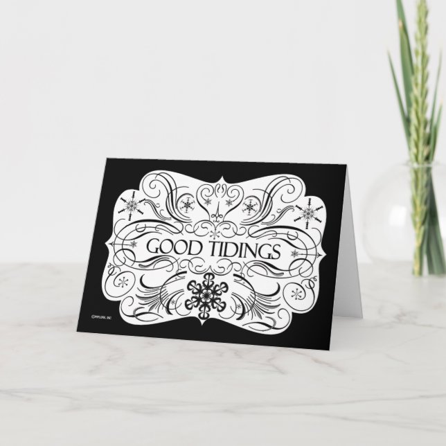 Good Tidings Greeting Card (Front)