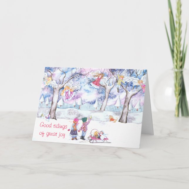 Good tidings of great joy holiday card (Front)