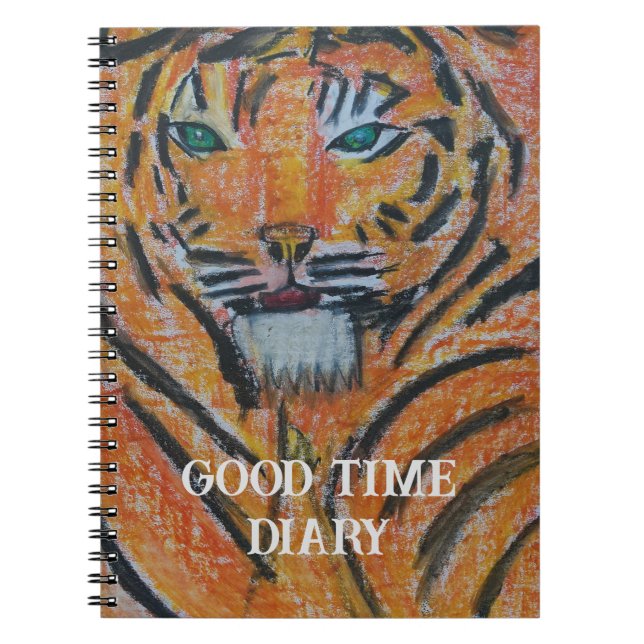 GOOD TIME DIARY BY ARTIST PAULA REILLY. NOTEBOOK (Front)