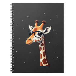 Good Time Hipster Giraffe T-Shirt Men's Women's Ch Notebook