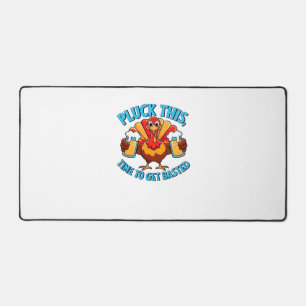 Good Times Happy Thamksgiving Classic T-Shirt Desk Mat