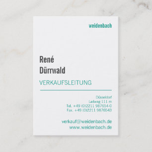 Good to read, professional Business Cards