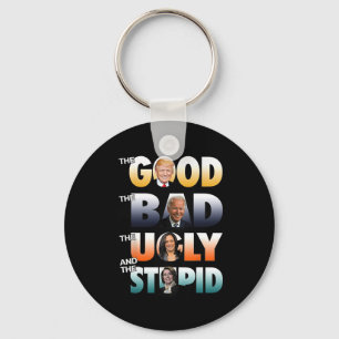 Good Trump The Bad Biden The Good The Bad The Ugly Key Ring