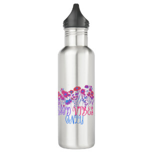 GOOD VIBE gift for her positive quotes present 710 Ml Water Bottle