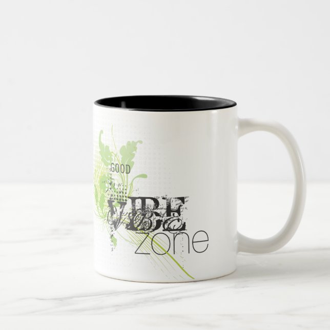 Good Vibe Zone Two-Tone Coffee Mug (Right)