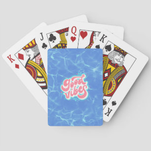 Good Vibes Beach/pool Playing Cards
