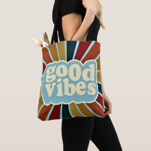 Good Vibes Birthday, Reusable, Travel Tote Bag