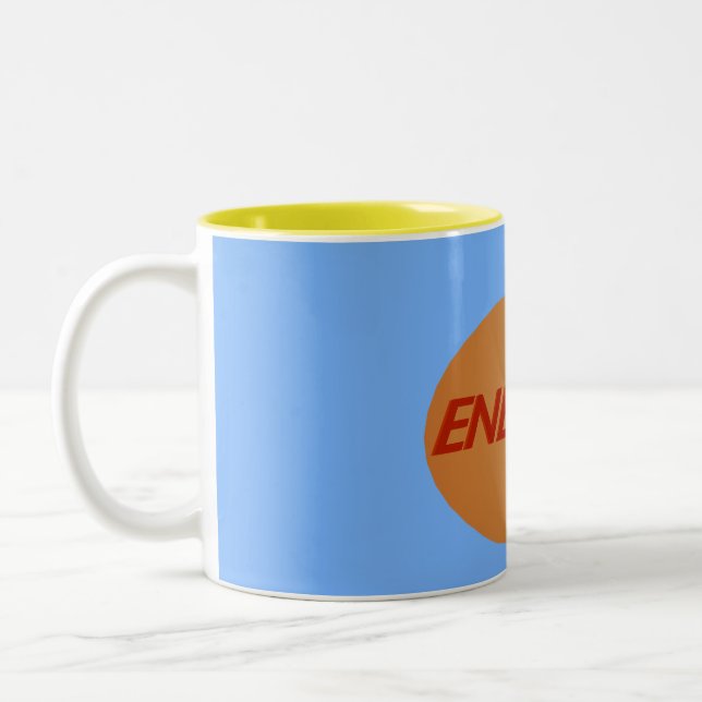 Good Vibes Energy Two-Tone Coffee Mug (Left)