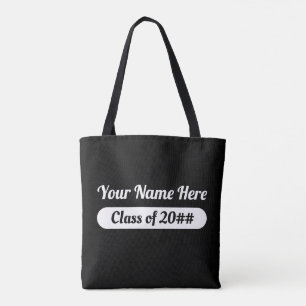 Good Vibes Graduation Message Tote Bag