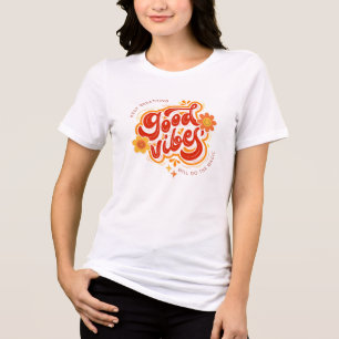 Good Vibes Graphic Tee in Soft Tri Blend