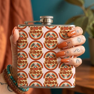 Good Vibes Hip Flask