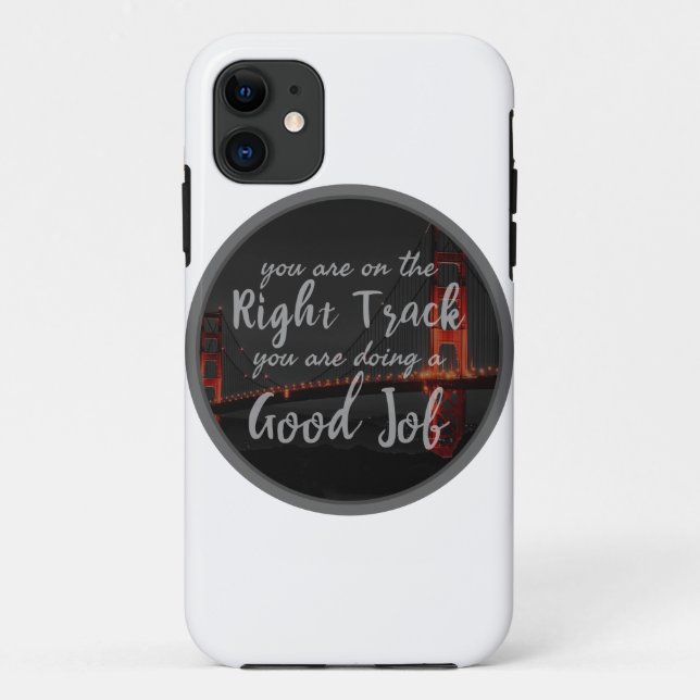 good vibes inspirational quotes for motivation Case-Mate iPhone case (Back)