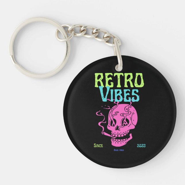 Good vibes key ring (Front)