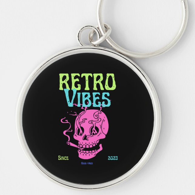 Good vibes key ring (Front)