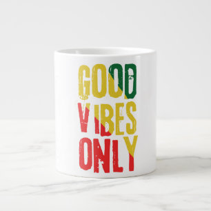 Good vibes  large coffee mug