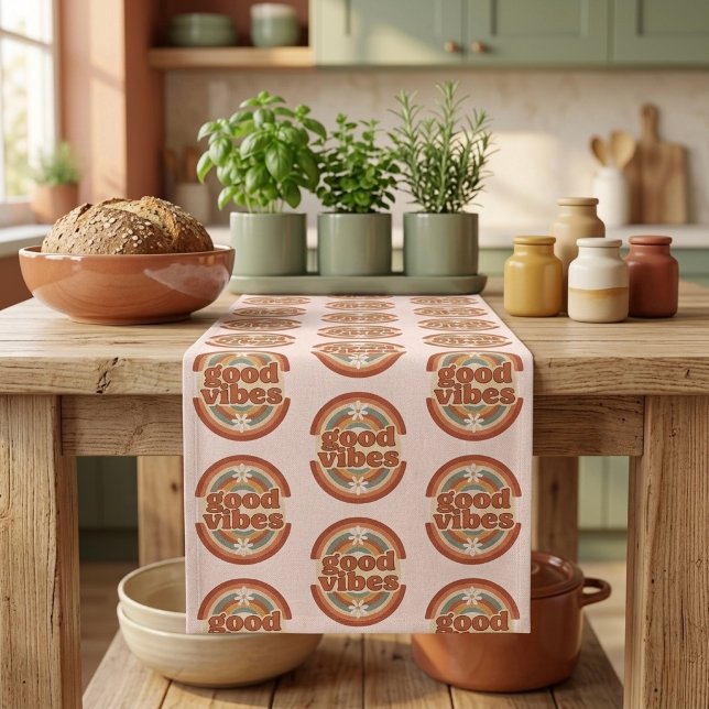 Good Vibes Long Table Runner (Creator Uploaded)
