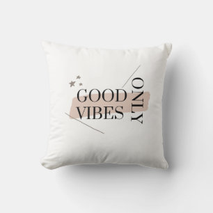 Good Vibes Only Aesthetic - Throw Pillow