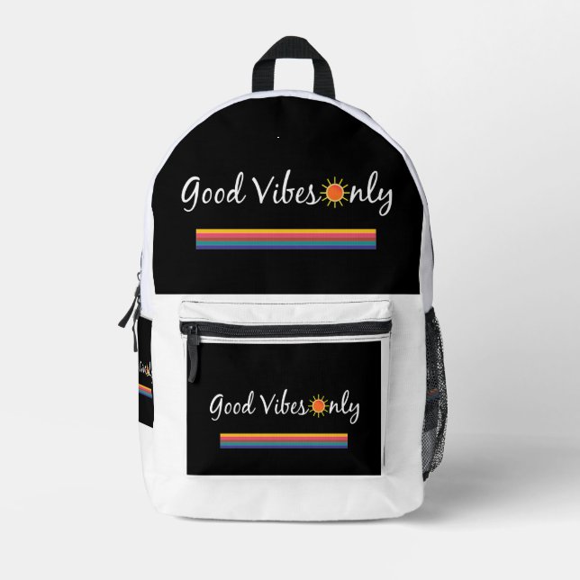 Good Vibes Only Backpack (Front)