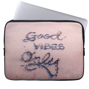 Good Vibes Only Beach and Sand Laptop Sleeve