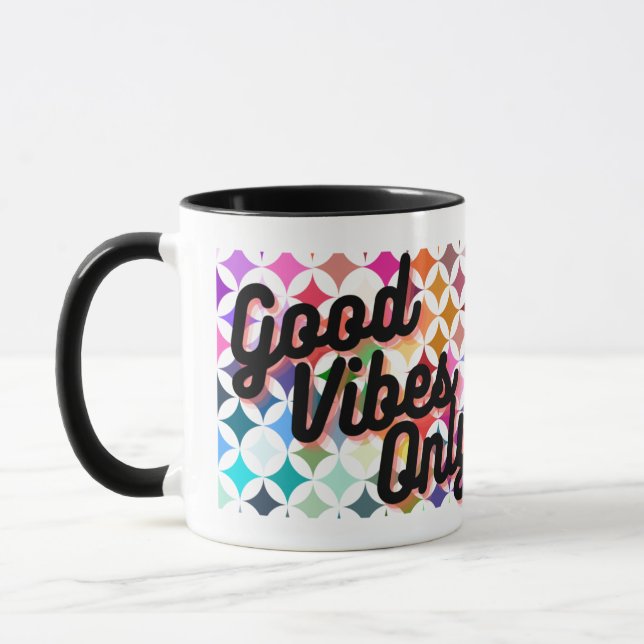 Good Vibes Only Coffee Mug (Left)