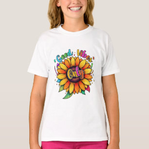 Good Vibes Only - Colourful Floral Edition T-Shirt