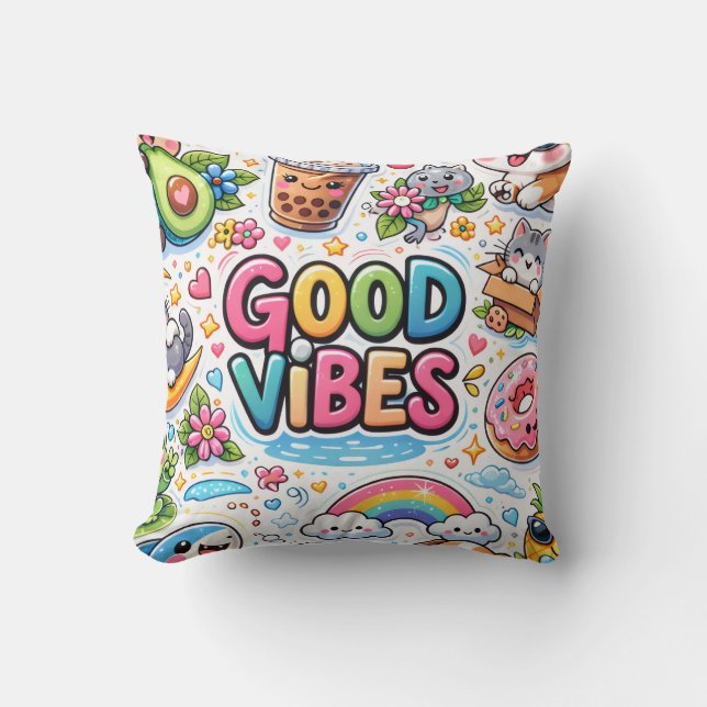 Good Vibes Only  Cushion (Front)