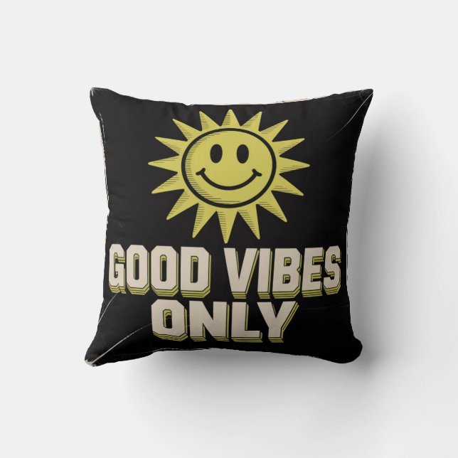 Good Vibes Only Cushion (Back)