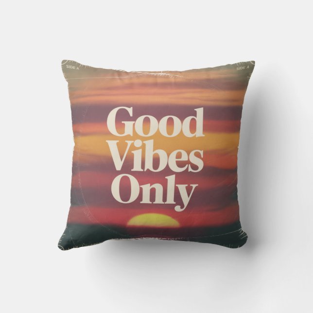 Good Vibes Only Cushion (Back)