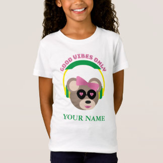 Good Vibes Only Funny Bear T-Shirt
