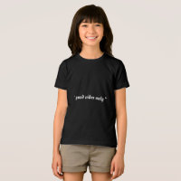 '' good vibes only '' gen z slogan in black 