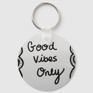 Good Vibes Only Key Ring