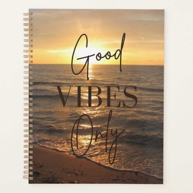 Good Vibes Only Planner (Front)