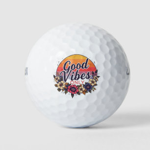 Good Vibes Only Positive Energy Custom Golf Ball