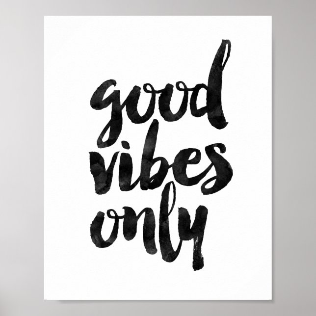Good Vibes Only Poster (Front)