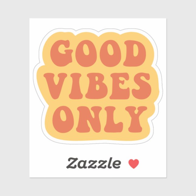 Good Vibes Only Sticker (Sheet)