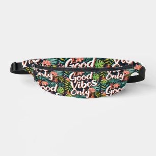 Good Vibes Only Tropical Bum Bags