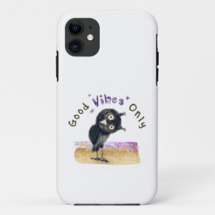 Good Vibes Only with Curious Owl Case-Mate iPhone Case