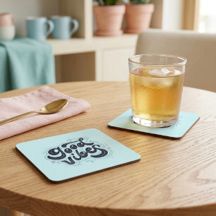 Good Vibes Paper Coaster