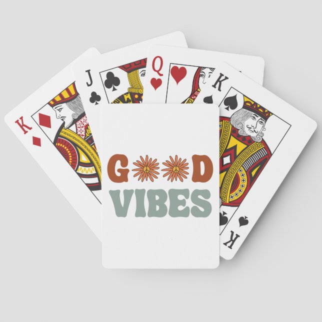 Good Vibes Playing Cards (Back)