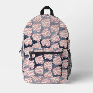Good Vibes Printed Backpack