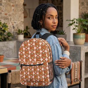 Good Vibes Printed Backpack