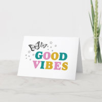 Good Vibes! Retro and Colourful Butterfly