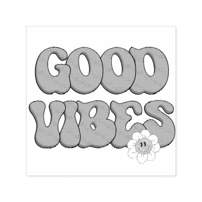 Good Vibes Self-inking Stamp (Design)