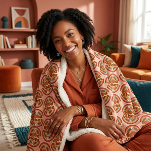 Good Vibes Sherpa Blanket