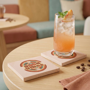 Good Vibes Stone Coaster