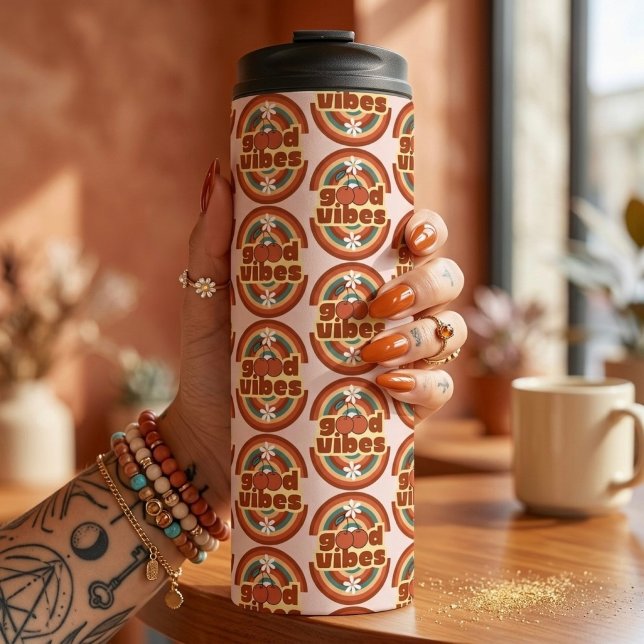 Good Vibes Thermal Tumbler (Creator Uploaded)