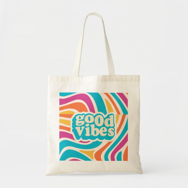 GOOD VIBES Tote Bag (Front)