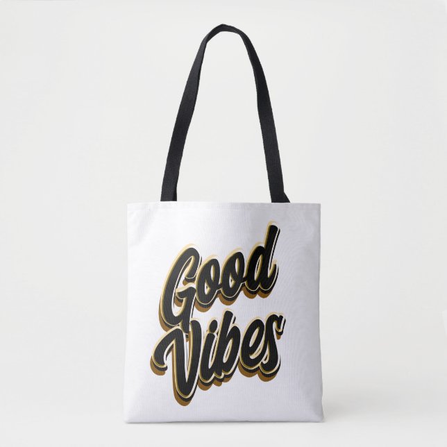 Good Vibes Tote Bag (Front)